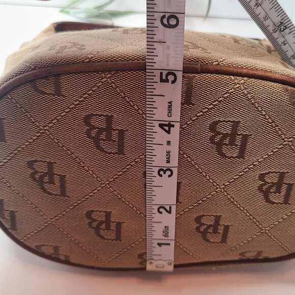 Dooney & Bourke Small Logo Purse w/ Leather Trim - Picture 15 of 16